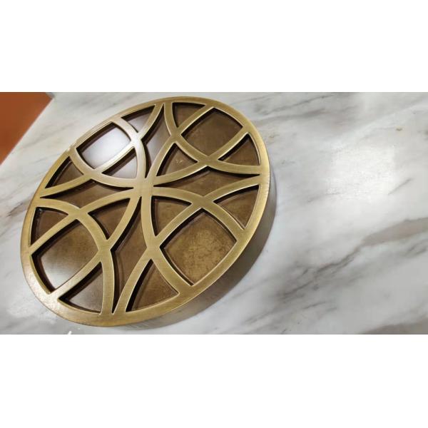 Quality Solid Brass Casting Inlay The Table , Decorative Solid Brass Items for sale