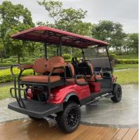 China OEM ODM 6 Passenger Golf Cart 4 Wheel Disc Brake 10 Inch TFT 6 Seater Club factory