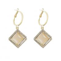 China Fashion 925 Sterling Silver White Coral Earrings Hook Earrings For Girls Handmade Jewelry Gemstone Silver Earrings factory