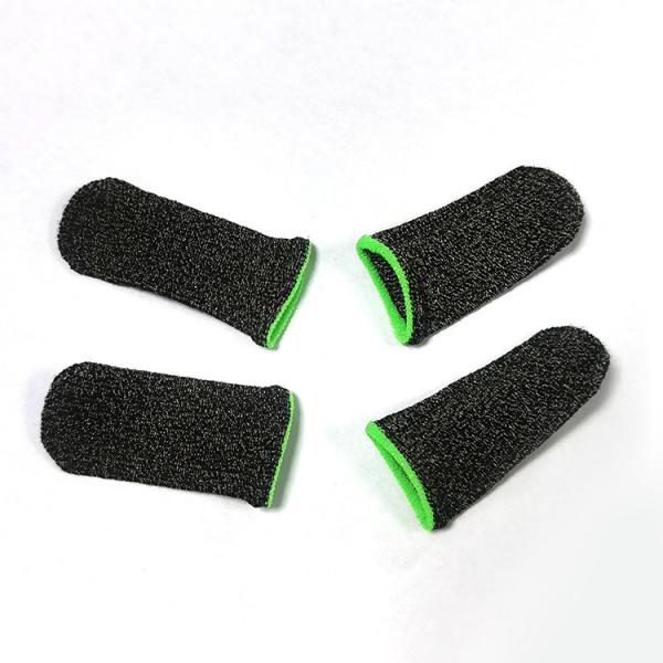 Quality Ultrathin Silver Fiber Touch Screen Sweat Resistant Mobile Gaming Finger Sleeve for sale
