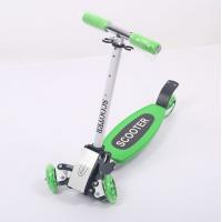 China Kids Skate Kick Scooter 4 Adjustable Height Lean To Steer With PVC Light Up Wheels for sale