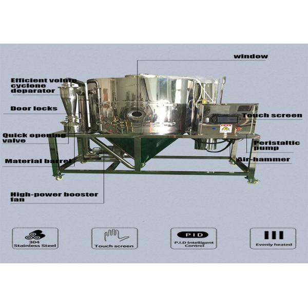 Quality 15L Algae Powder Centrifugal Atomizer Spray Drying Machine Fast Speed for sale