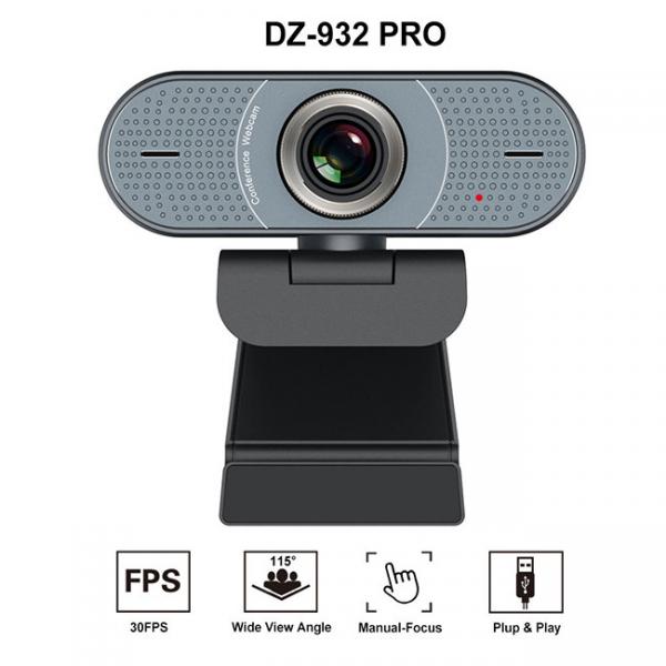 Quality Manual Focus 1080P Gaming Webcam FHD H.264 Video Compression Automatic Low Light Correction for sale
