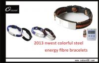 China 2000 Ion Silicone + Elastic Fibre Energy Silicone Bracelet Can Keep Body Energy Balance factory