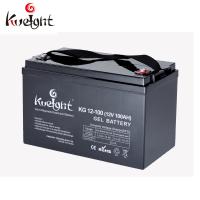 China Sealed Rechargeable Solar Gel Battery 12v 100ah Maintenance Free VRLA Battery factory