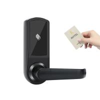 Quality 0.1s Key Card Door Locks ANSI Cerradura Electrica Knob With Management Software for sale