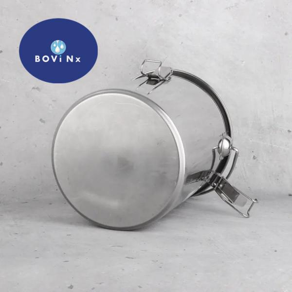 Quality Sealed Stainless Steel Soup Pot Milk Container Large Capacity With Clamps for sale