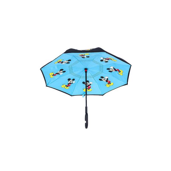 Quality Children Reverse Inverted Umbrella Cartoon Art Digital Printing Manual Close for sale