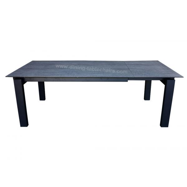 Quality HPL Topped Extension Dining Table , Modern Rectangle Dining Table Adjustable for sale