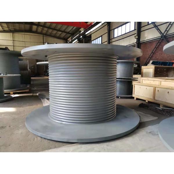 Quality CCS Certification Grooved Wire Rope Drum Multilayer For Lifting for sale