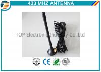 China GSM / GPRS 433MHz Antenna 3G SMA Connector With RG174 Cable Long Life factory