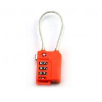 China Cable lock PC material TSA travel lock& Fashion Design Tsa Luggage Lock& Tsa Bag Number Lock factory