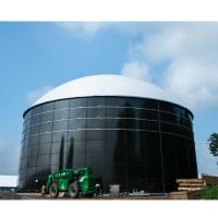 China Biogas Storage Glass Fused To Steel Tank For Anaerobic Reactor With Double Membrane factory