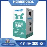 China 25LB Mixed R507A Refrigerant 11.3kg Packing Colorless And Clear factory