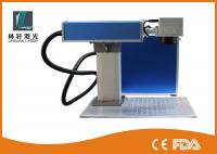 China 20 Watt Metal Laser Engraving Machine 1064 nm Wavelength With Rotary Fixture factory