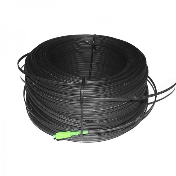 Quality Jumper Outdoor FTTH Drop Cable , G657A Fiber Optical Patch Cord for sale