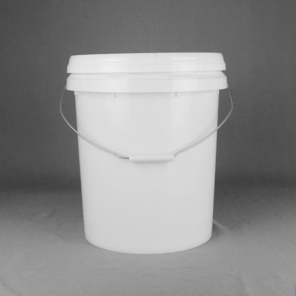 Quality 20L Food Grade Plastic Water Bucket 5 Gallon With Lids And Handle for sale