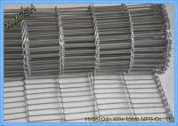 China SS304 Stainless Steel Metal Wire Mesh , Eye Link Wire Mesh Conveyor Belt 10 Meters factory