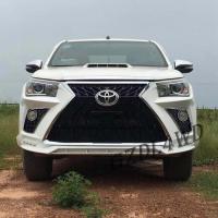 Quality Toyota Hilux Revo Rocco Auto Front Bumper Face Body Kits Upgrade To Lexus 570 for sale