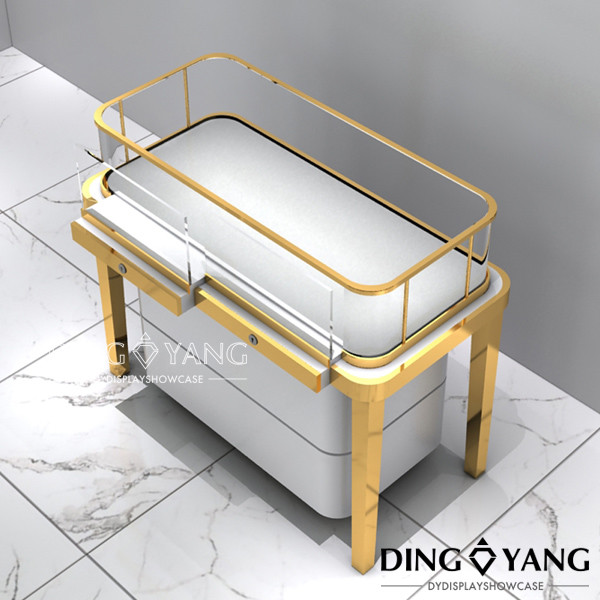 Quality Gold Electroplating 1300X600X950MM Jewelry Display Cases for sale