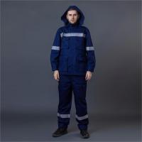 China 115gsm Waterproof Wear Resistance Safety Work Uniforms Safety Coveralls For Workers factory