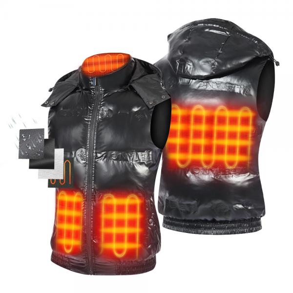 Quality Unisex Winter 4 9 11 Zone Heating Gilet Waistcoat Thermal 3 Ajustable Temperature for sale