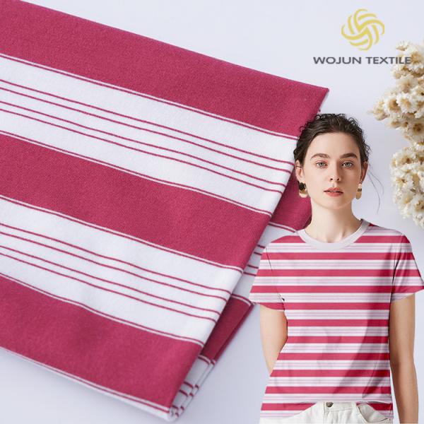 Quality Combed Cotton Stripe Fabric for sale
