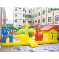 Quality Custom Giant Inflatable Amusement Park with Thick D Anchor Point for Child, Kids for sale