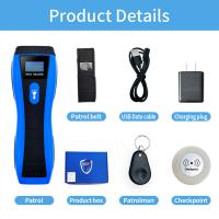 China USB Security Guard Touring System Patrolman Time Attendance Report Software factory