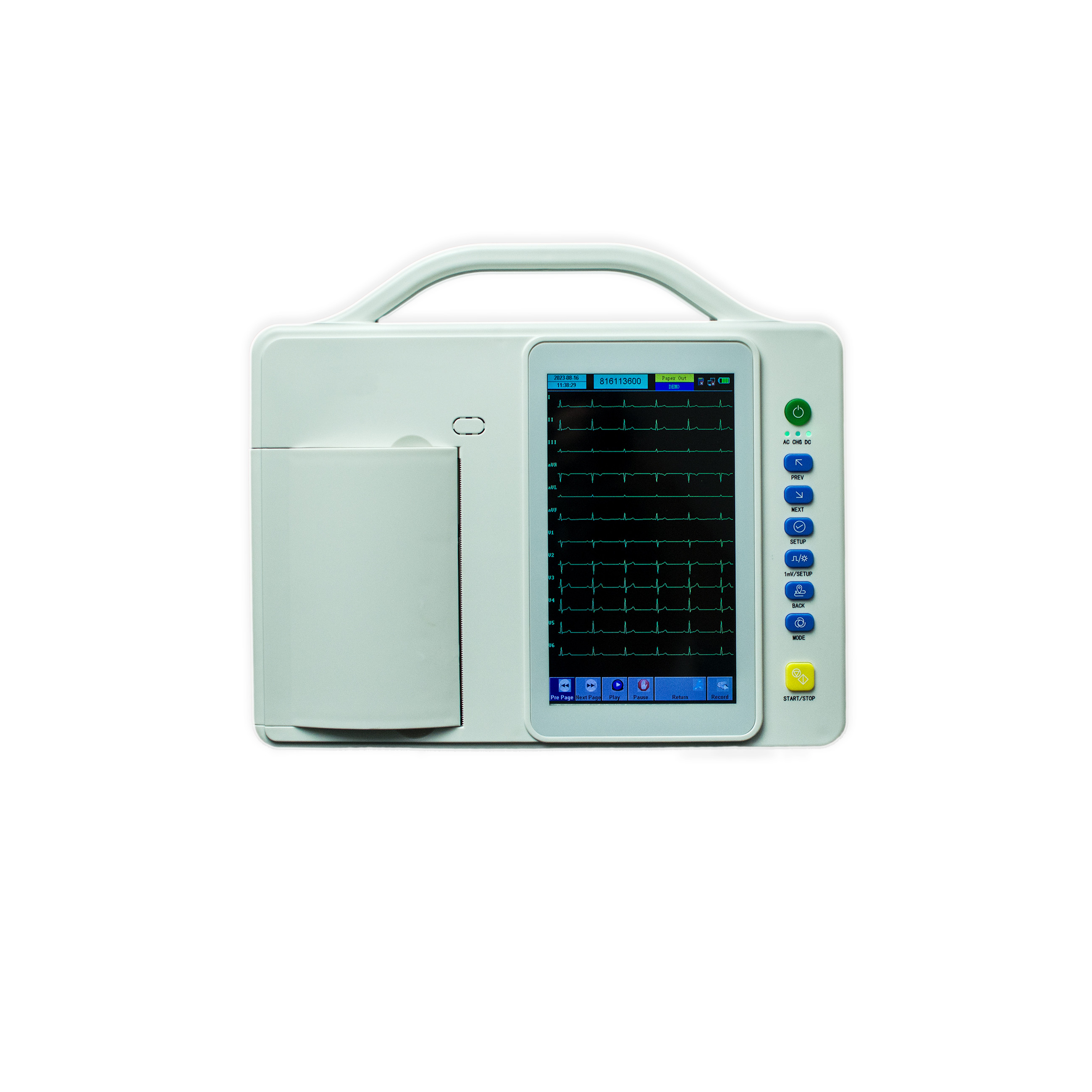 China ECG Machine 3 Channel Neonatal ECG Electrocardiograph Portable Machine Device factory