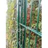 China Low Carbon Steel Twin Wire Fence , Vinyl Coated Wire Fence 50 X 200 mm factory