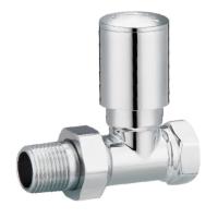 Quality Standard Modern Straight Radiator Valves 1/2 inch x1/2 inch For Steel Pipe for sale