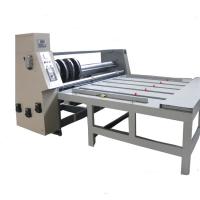 China Electric Rotary Slotter Machine With Chain Feed Paper Four Knifes Semi Automated for sale