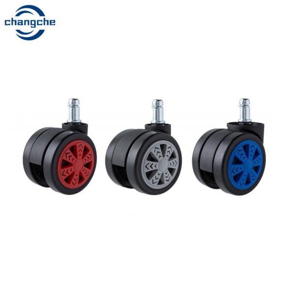 Quality Heavy Duty Rubber Office 10mm Chair Casters Wheels For Hardwood Floor for sale