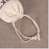China Durable Organic Cotton Canvas Drawstring Bag Wash In Cold Water Rectangle factory