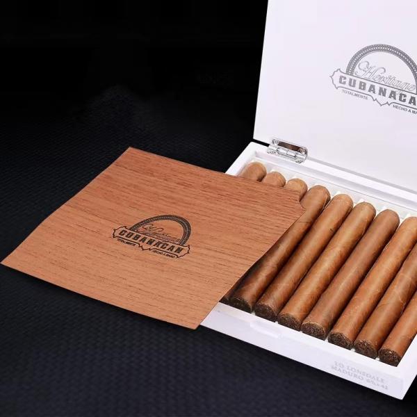 Quality Paper Board Cigar Packaging Box Custom Print Logo Reusable Luxury for sale