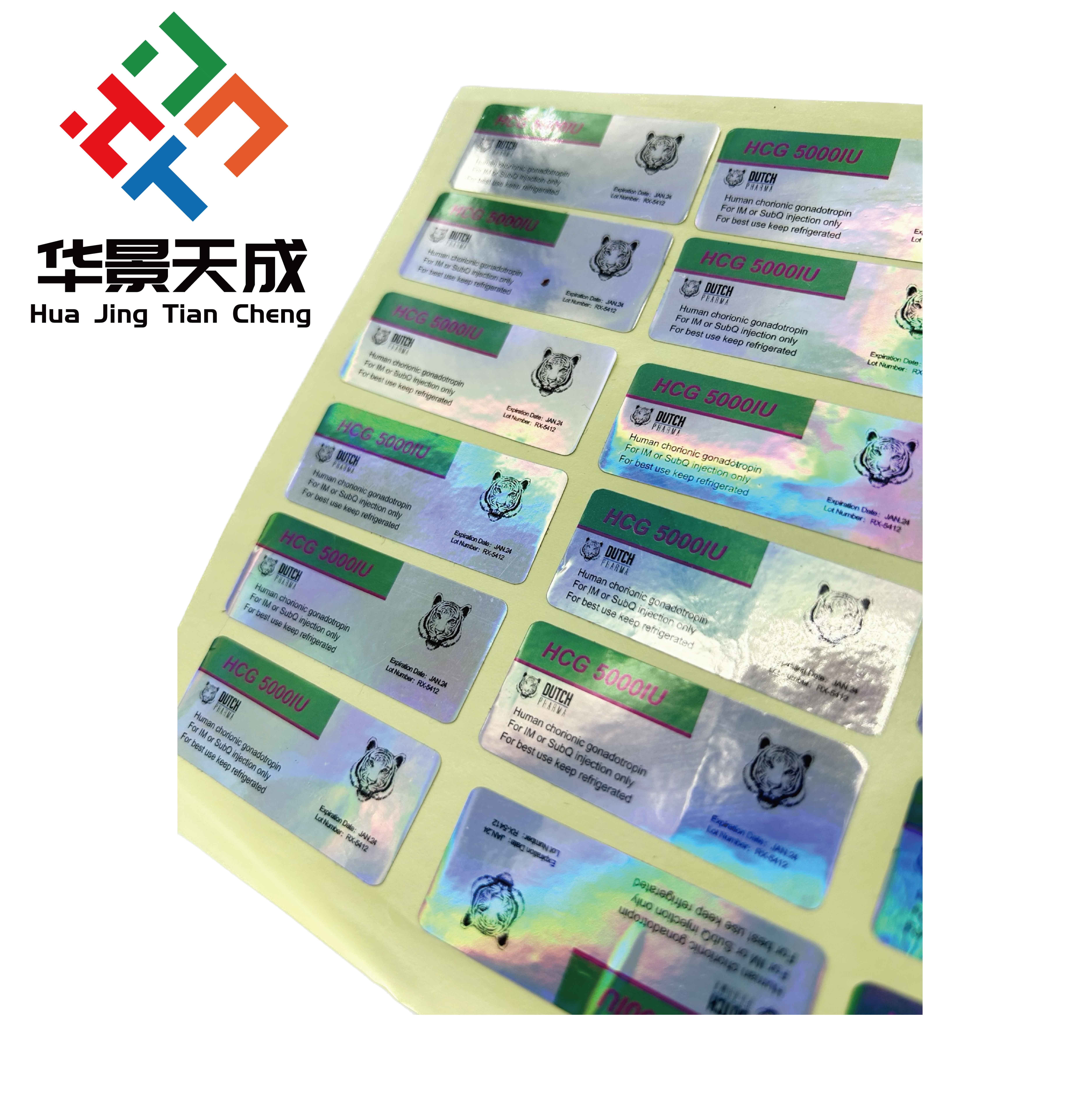 China Tb 500 Peptides Vial Labels Peptide Growth Hormones Labels factory