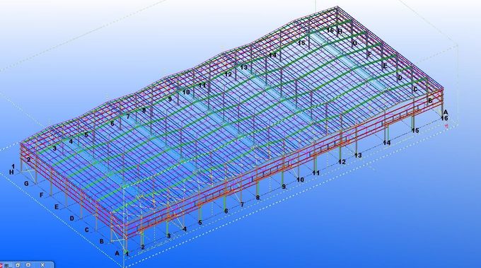 Q355B Grade Prefabricated Steel Structure Construction Columbia Hockey Stadium 4