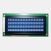 Quality Blue Mode Transmissive LCM LCD Display Negative Character Screen For Instrument for sale