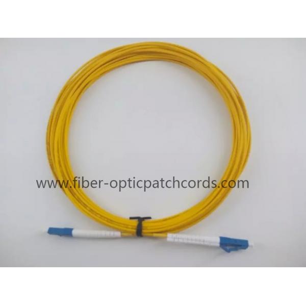 Quality Fiber Optic LC-LC Patch cords / Jumper With Flexible 90 Degree Angle Boots for sale