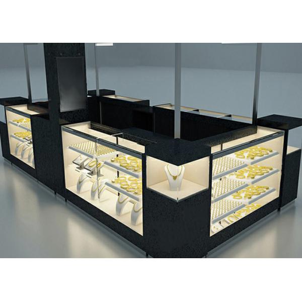 Quality Elegant Appearance Jewelry Showcase Kiosk With Fully - Enclosed Structure for sale