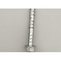 Quality Iron Material Mechanical Anchor Bolt With White Zinc Color Fasteners for sale