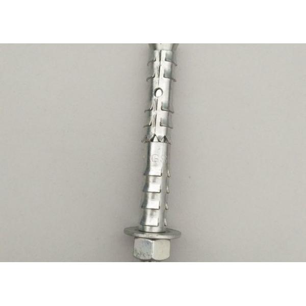 Quality Iron Material Mechanical Anchor Bolt With White Zinc Color Fasteners for sale