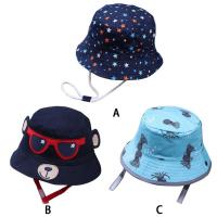 China ACE new brand custom private brand cotton with digital printed baby bucket hat cap upf 50+ factory