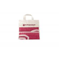 China CPE Plastic Carrier Bags Biodegradable Reusable Patch Handle Plastic Bags for sale
