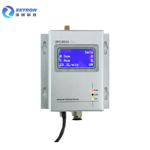 China 0.5μM 5.0μM Airborne Particle Counter 1 CFM IP65 Remote Particle Sensor With LCD Display for sale