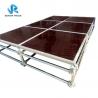 China Iron Layer Portable Stage Equipment With Black Deck Boards factory