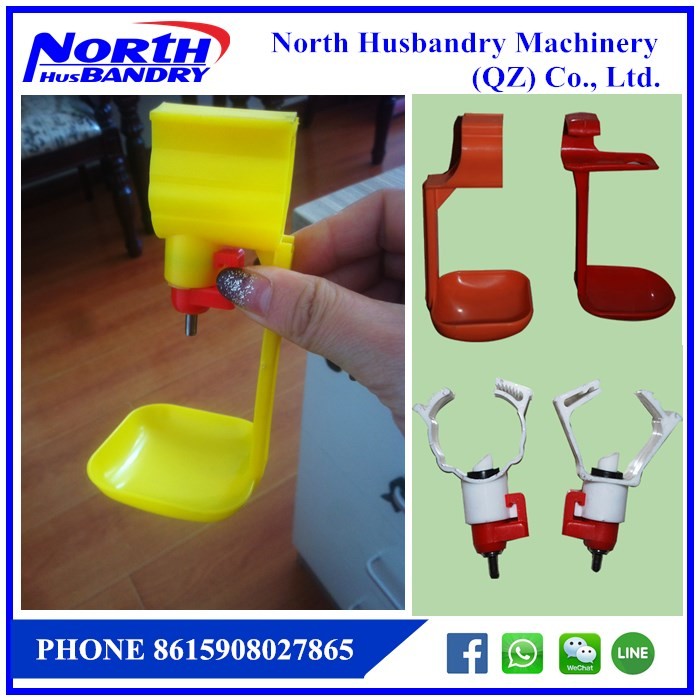 China broiler nipple drinker for poultry drinking line factory