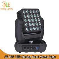 China Osram LED stage light 25x15w rgbw 4 in 1 beam wash matrix led moving head light for sale