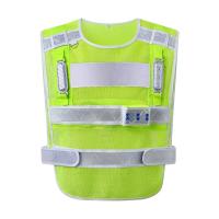 Quality Weather Resistant Hi Vis Security Vest Breathable Reflective Work Vest for sale